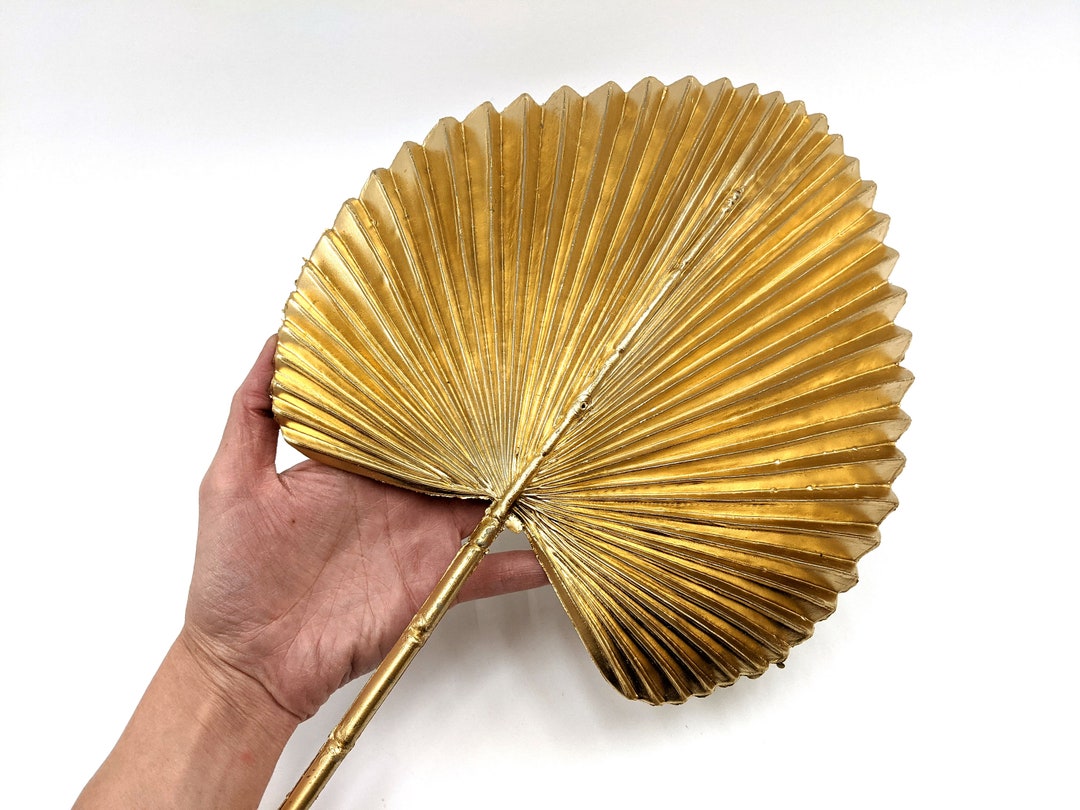 Artificial Gold Leaf Big Faux Leaf Artificial Florals Etsy