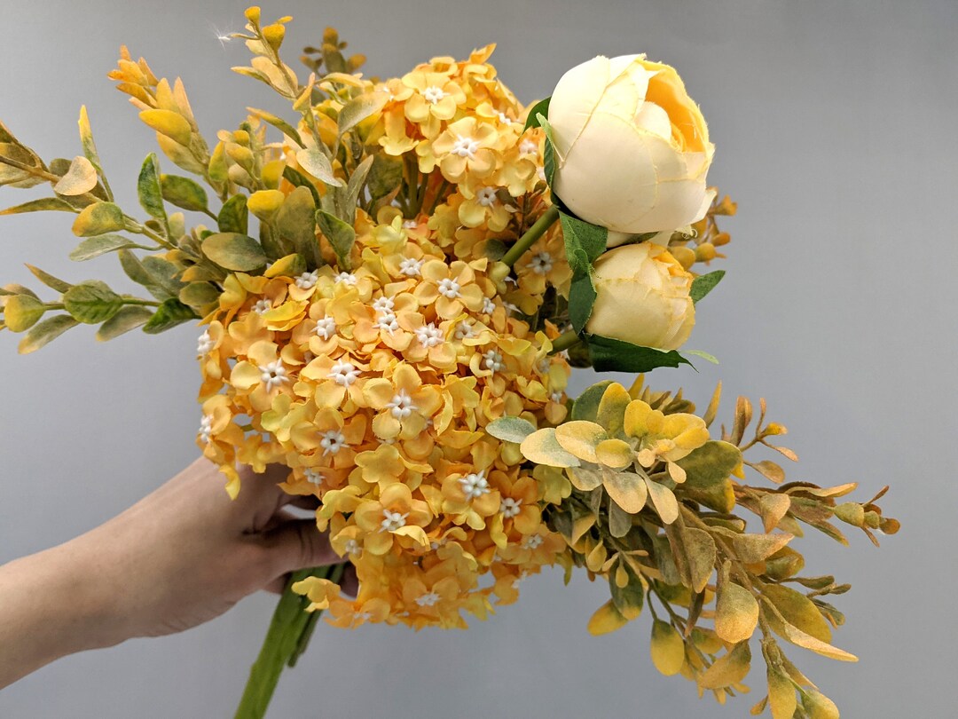Fall Artificial Flowers Fall Wedding Bouquet Artificial Etsy