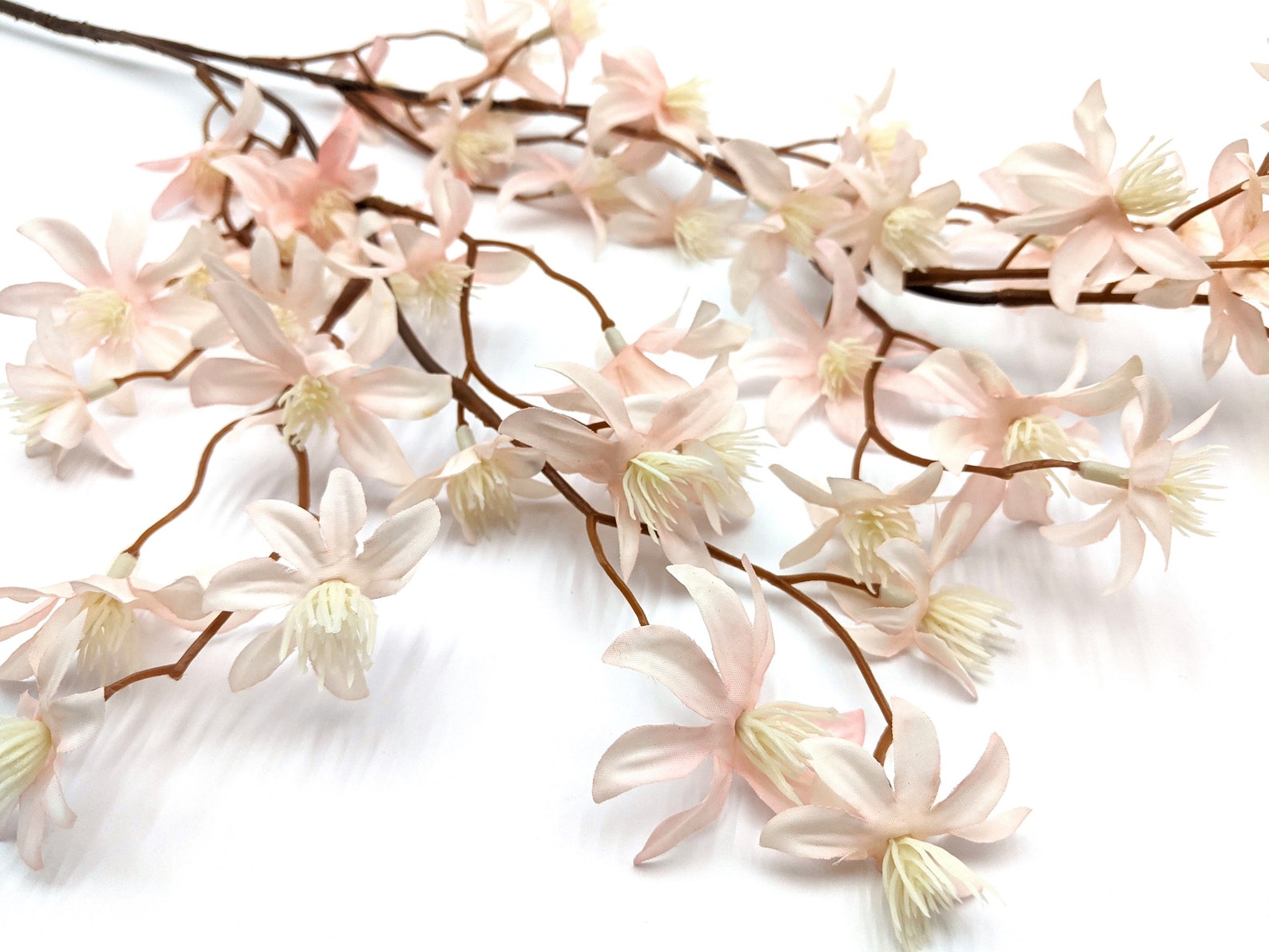 Artificial Jasmine Flowers Artificial Flowers on Stem Faux Etsy