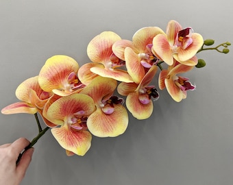 1/5/10X Butterfly Orchid Silk Flower Home Wedding Party Phalaenopsis Bouquet 