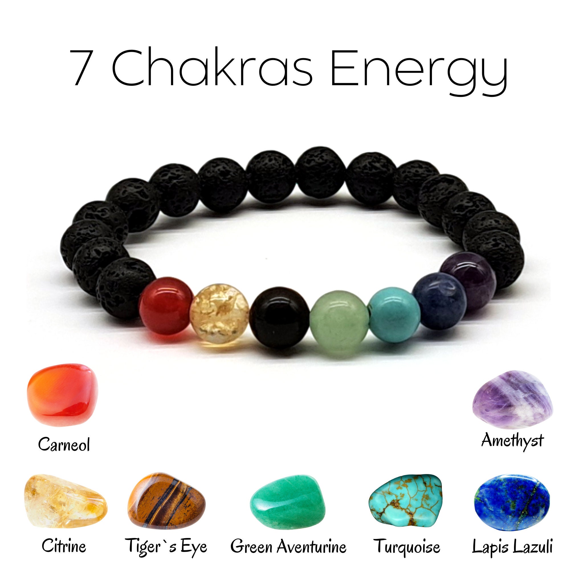 7 Chakra Energy Bracelet – SStringz