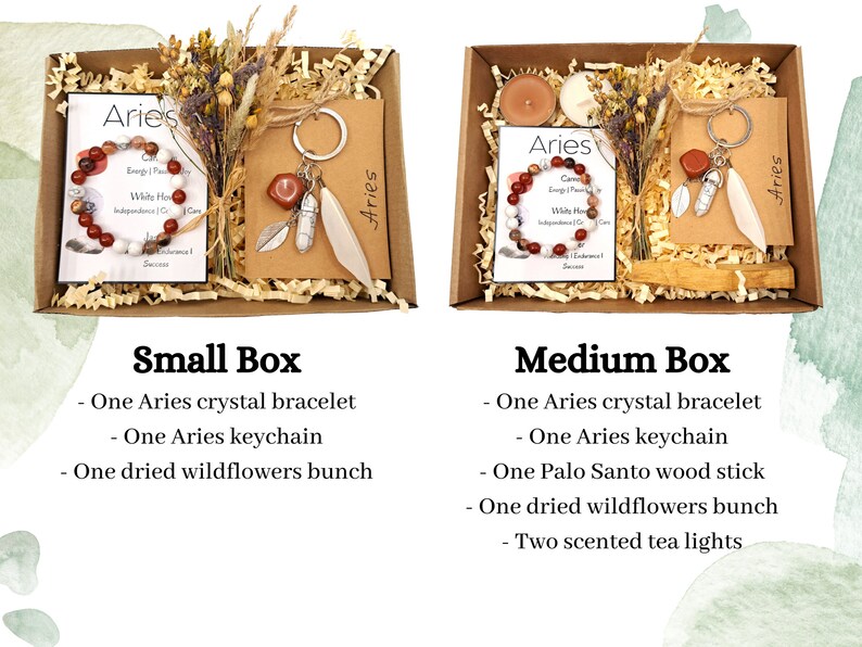 Aries Gift Box Aries Birthday Gifts Gifts for Aries March Etsy