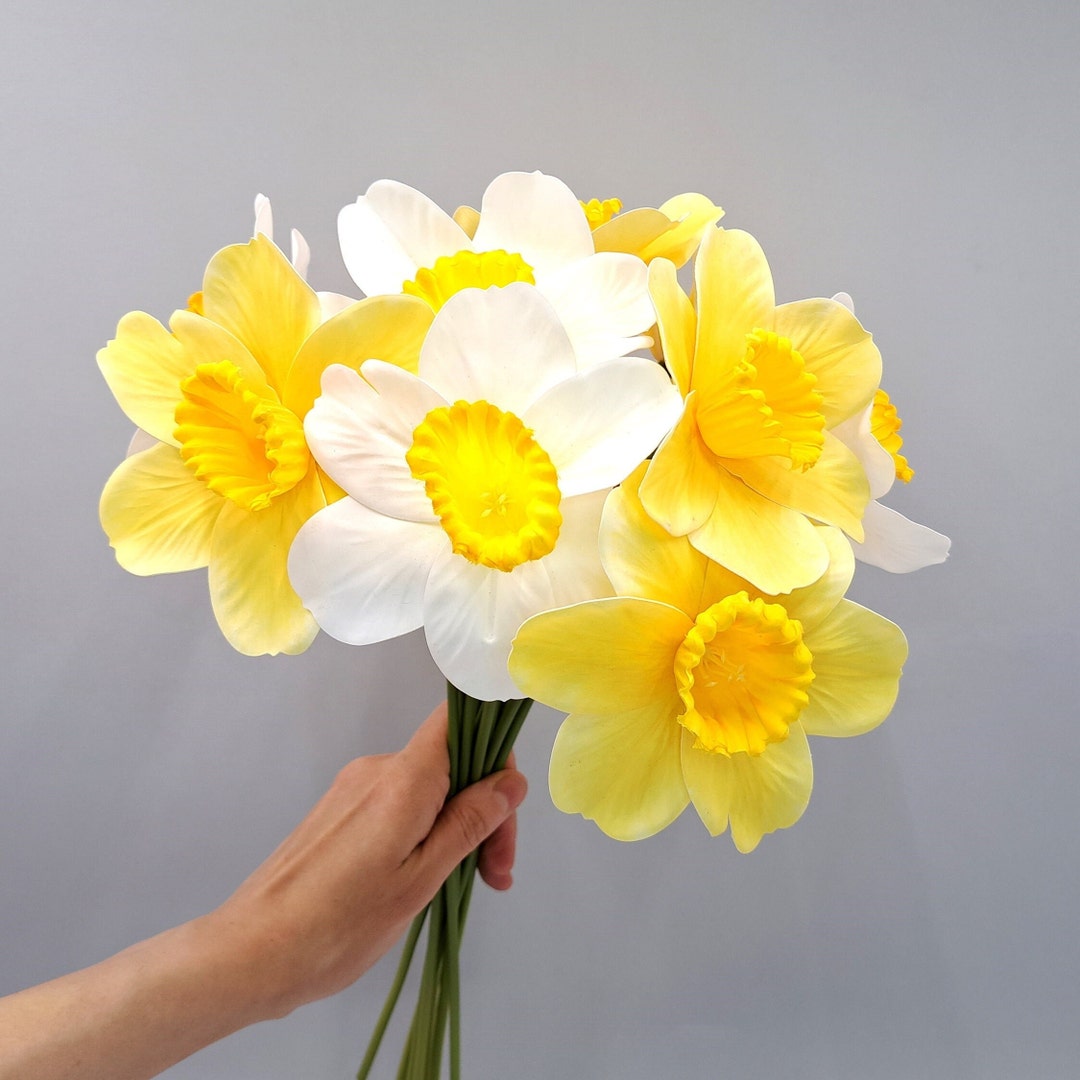 1pcs Real Touch Daffodil Artificial Daffodil Flowers Real Etsy UK
