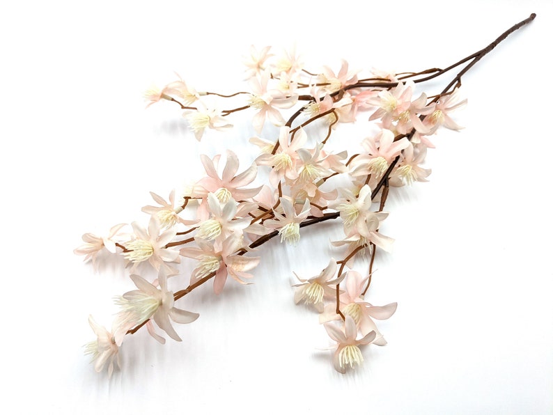 Artificial Jasmine Flowers Artificial Flowers on Stem Faux Etsy