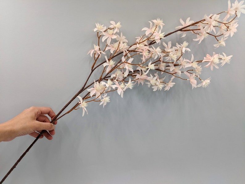 Artificial Jasmine Flowers Artificial Flowers on Stem Faux Etsy