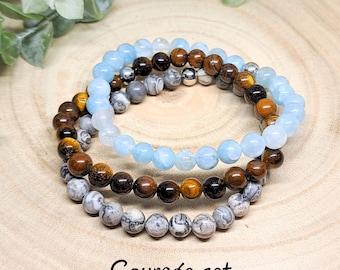 COURAGE Crystal Bracelets Set Gift for Confidence Crystals for Women Healing Energy Stones New Beginning Gift Bracelets Believe in Yourself