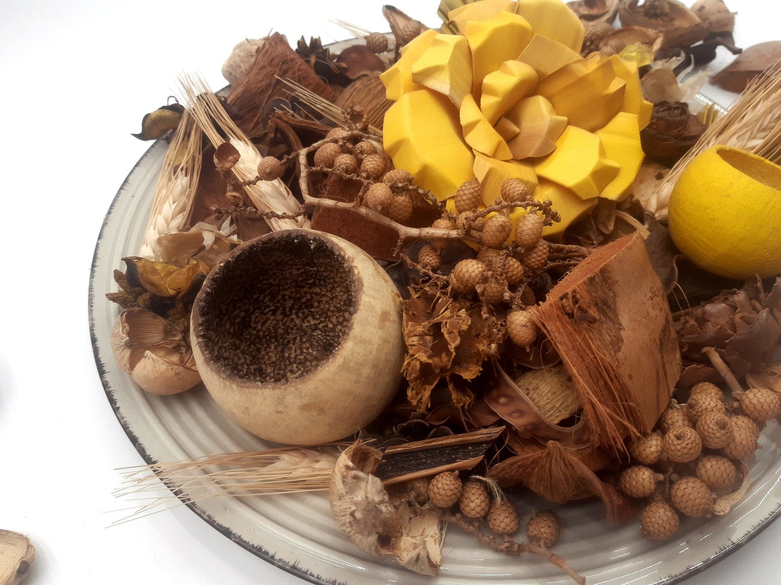 Natural Dried Potpourri Natural Home Decor Potpourri Jar Etsy