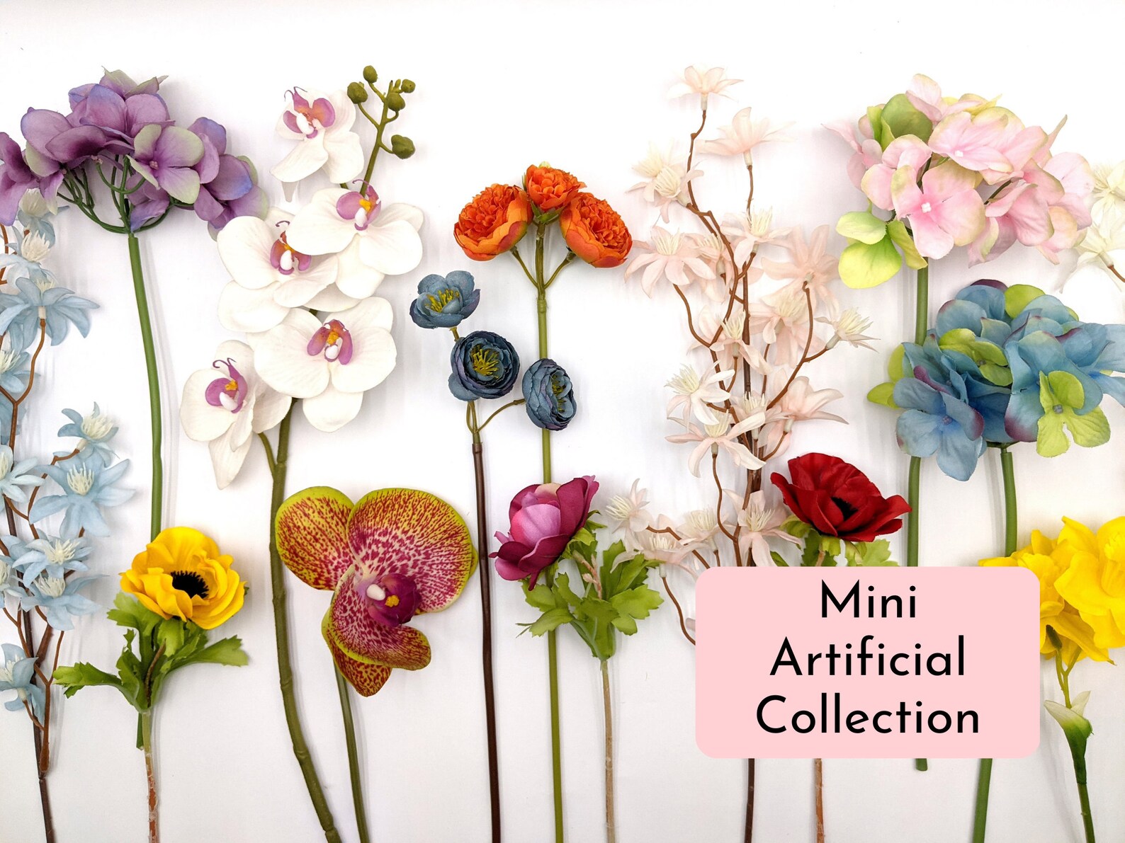 Small Artificial Flowers Artificial Flower Bouquet DIY Etsy