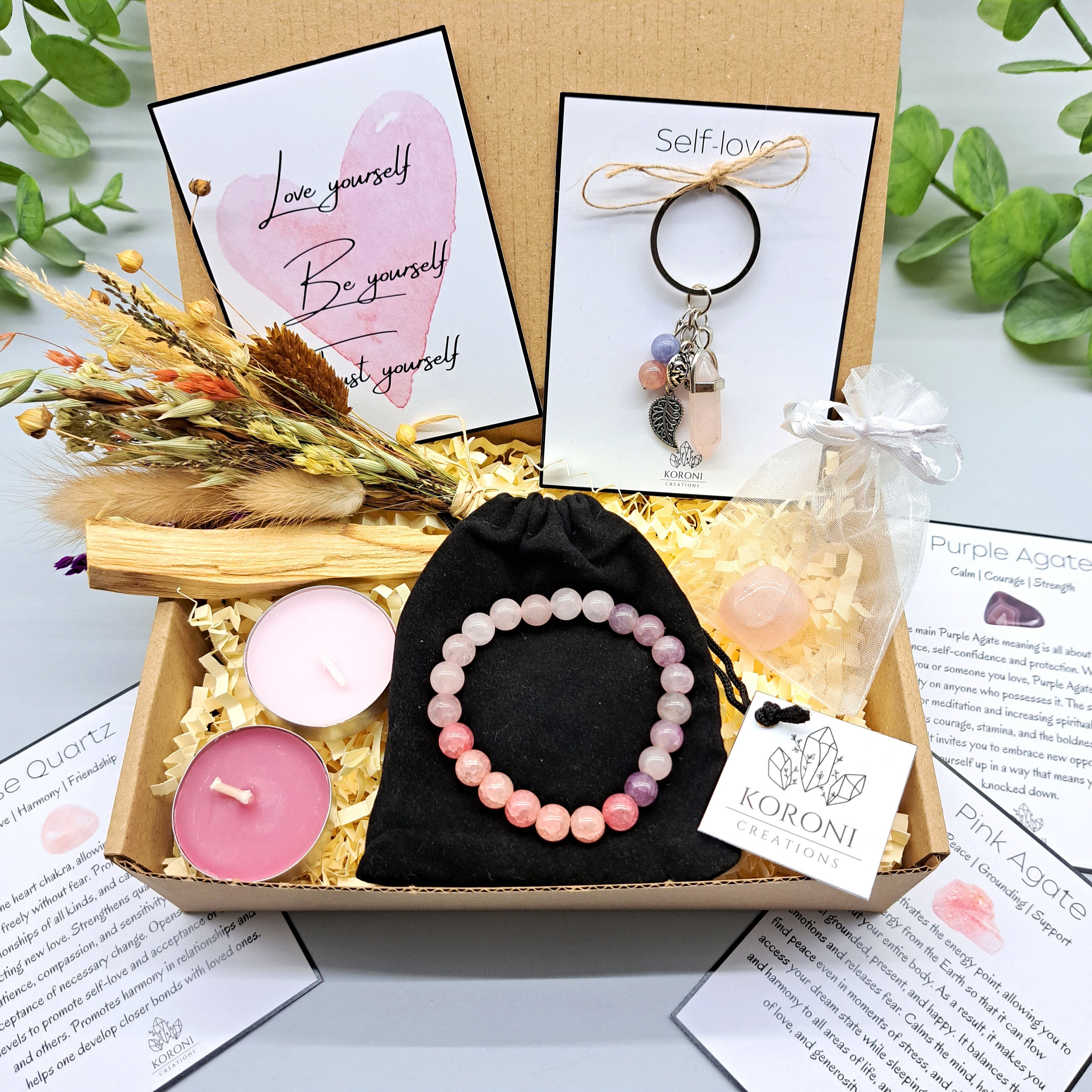 SELF-LOVE Crystal Set, Love Crystals, Love Yourself Kit, Heart