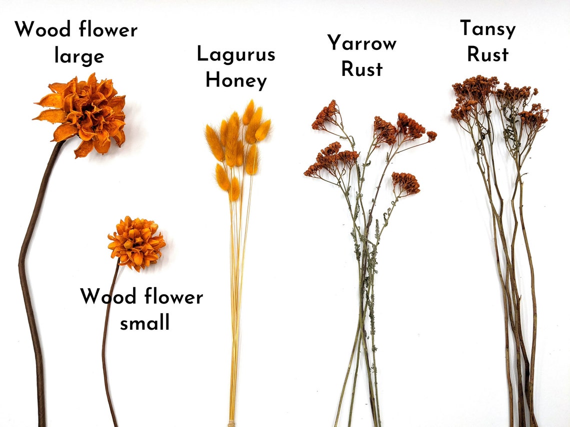 DIY Fall Decor DIY Fall Wreath Fall Dried Flower Bunches Etsy