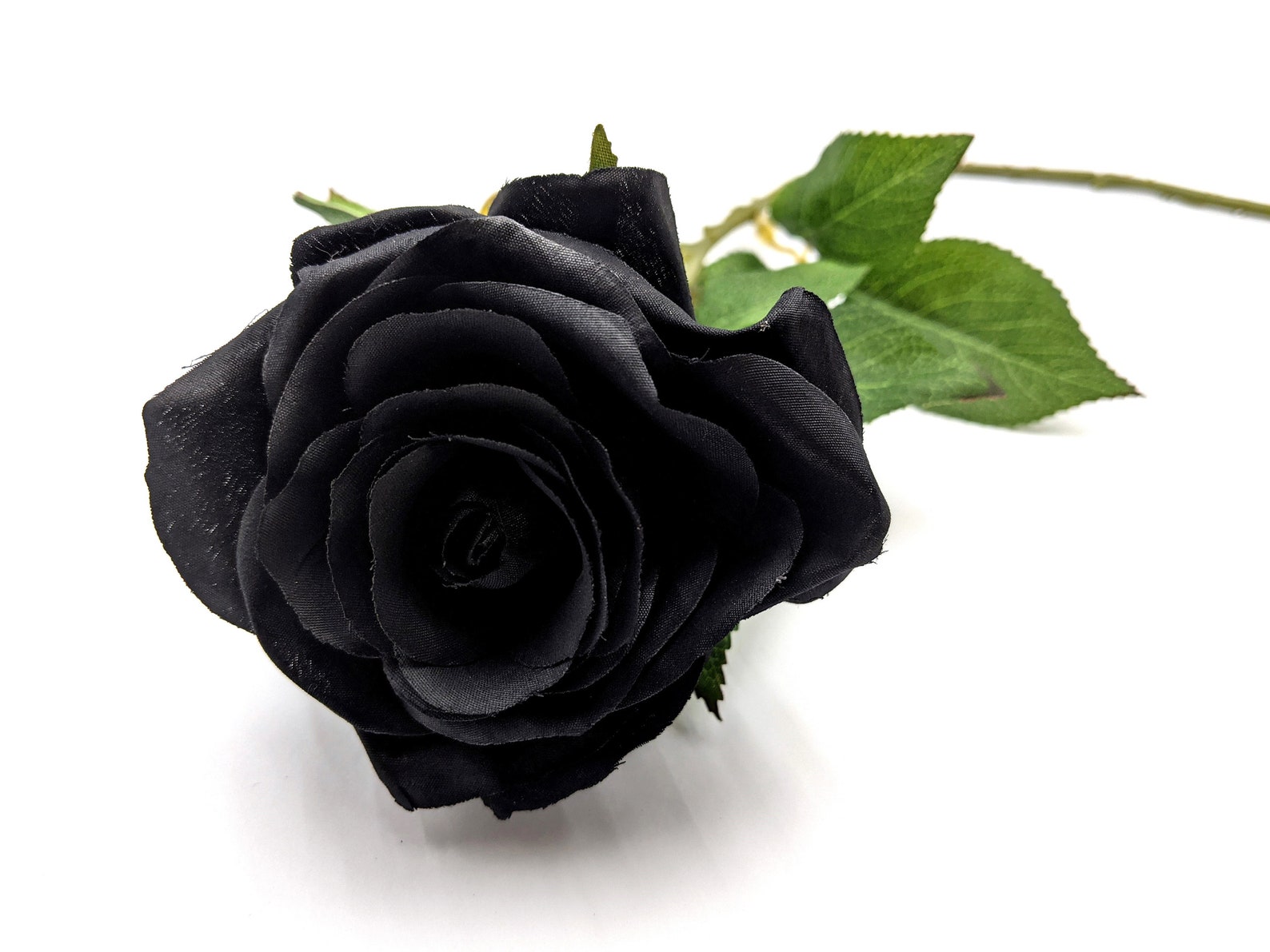 Artificial Black Rose Artificial Black Flower Black Rose Etsy