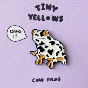 Cow Frog Pin - Frog Enamel Pin - Cow Enamel Pin - Cute Pins - Cartoon Hard Enamel Pin