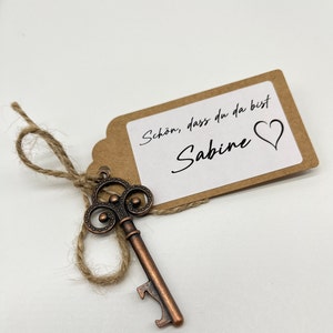 Hochzeit Flaschenöffner Gastgeschenk , personalisiert Geschenk Gast Verlobung , Geschenk, Geschenkidee, Taufe, Konfirmation, Kommunion Bild 4