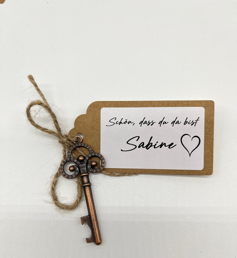 Hochzeit Flaschenöffner Gastgeschenk , personalisiert Geschenk Gast Verlobung , Geschenk, Geschenkidee, Taufe, Konfirmation, Kommunion Bild 3