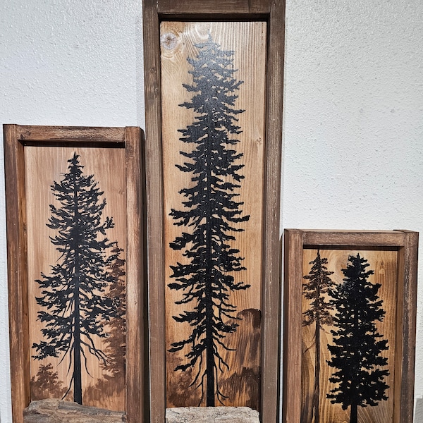 Wood wall art handmade on Vancouver Island (Custom made to order)
