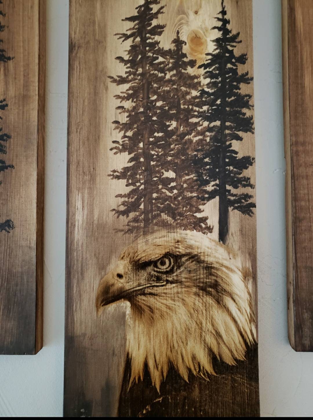 Handmade Original Eagle Wood Wall Art Decor Handmade on Etsy Canada