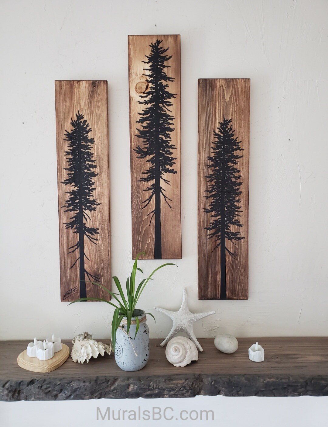 Wood Wall Art Gift Decor Set of 3 (custom Made to Order) - Etsy