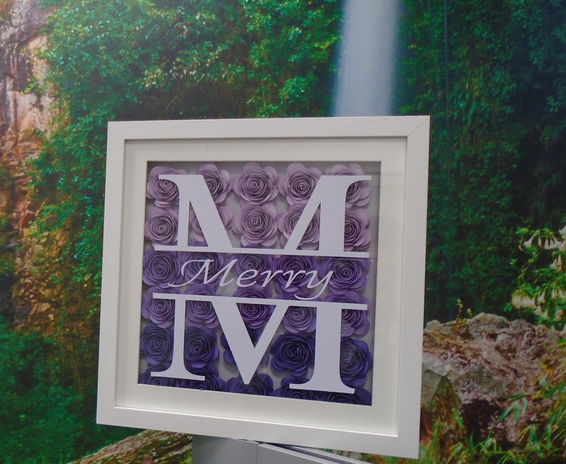 Personalized shadow Box Gift for Newborn Boy or Girl Etsy