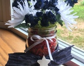 Mason Jar Arrangement Centerpiece