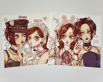 Nana and Hachi Photobooth Theme Matte Anime Art Print