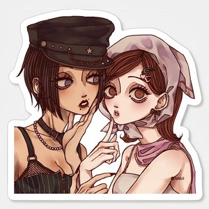 Nana and Hachi Anime Photobooth Theme Glossy Vinyl Stickers