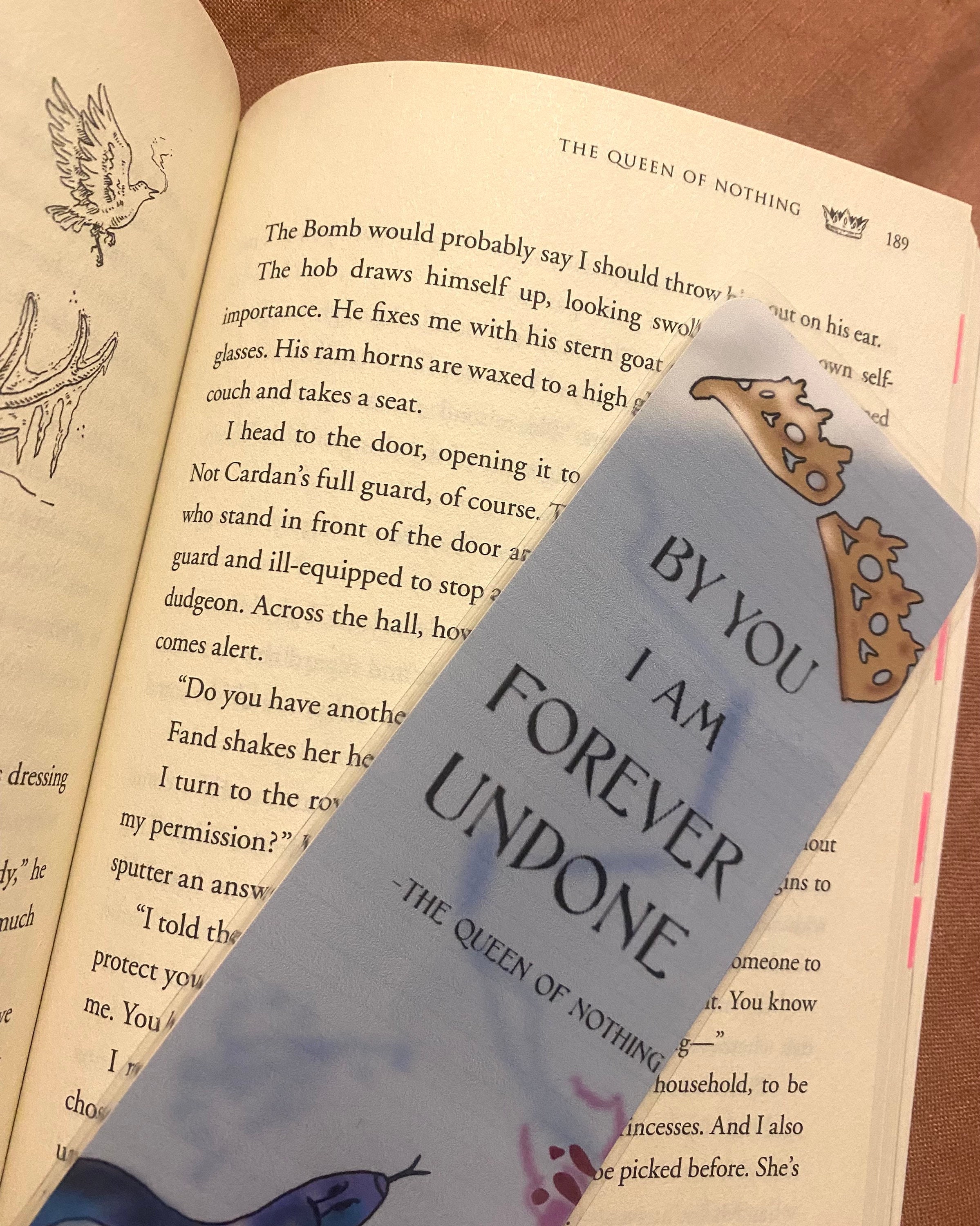 The Cruel Prince Bookmarks With Quotes - Etsy