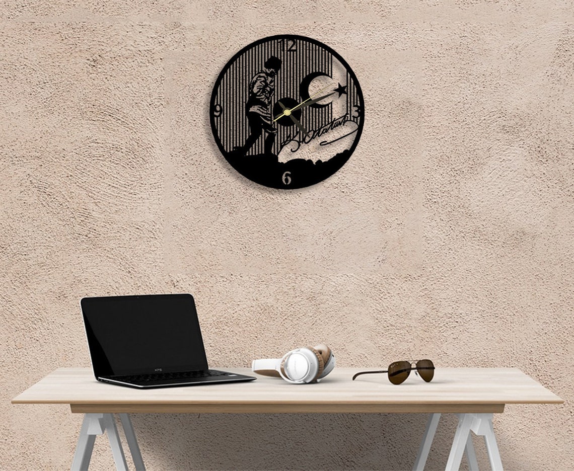 ATATÜRK DUVAR SAATİ Etsy