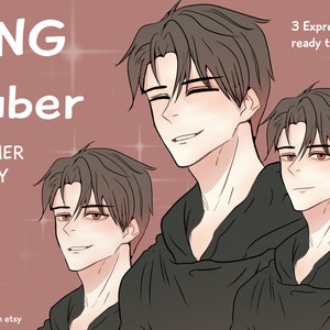 pngtuber male handsome boy pngtuber anime avatar for you streaming platfrom!
you can use it at twitch, youtube, discord avatar and tik tok!
by uplouding in to veadotube mini and conncted it to obs\stream labs software!