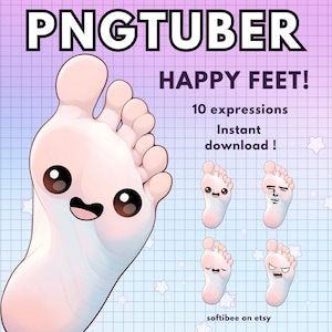 Vtuber Feet Funny Pngtuber Model for Twitch | 10x Witch Png Tuber Reactive Discord avatars |  Vtube V-tuber Chibi Giftuber
 Chibi Vtuber mode,  Model Vtuber desing |  Anime Vtuber Character | Vtuber Png tuber Pngtuber Avatar  Overlays Twitch Tv