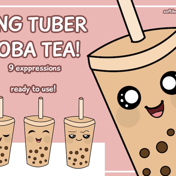 Boba Vtuber Asset Etsy