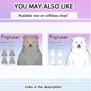 Pngtuber bear vtuber bear model kawaii anime brown bear.
premade pngtuber animal for you streaming platfrom!
You can use this animal pngtuber at twitch, youtube, discord and tik tok!
By uplouding in to vetube minito obs\stream labs software!