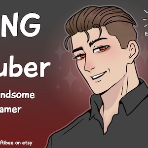 Pngtuber premade handsome vtuber male ! 9x pngtuber male avatars for twitch vtubers streamers | vtuber male model ! Discord Youtube TikTok