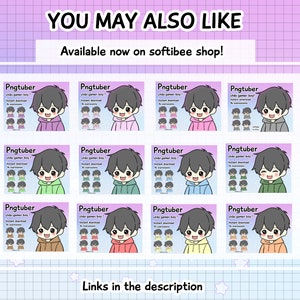 Puede incluir: Un conjunto de 12 ilustraciones digitales de un chico jugador chibi de dibujos animados con diferentes expresiones. Las ilustraciones est&aacute;n disponibles para descarga instant&aacute;nea y son perfectas para usar en redes sociales, transmisi&oacute;n o otras plataformas en l&iacute;nea.