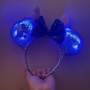 Stitch Mouse ears, Lilo and Stitch Mouse ears, Glow ears, 626 ears, Custom Handmade Disney Inspired Mickey Ears, Lynnie Loves Designs