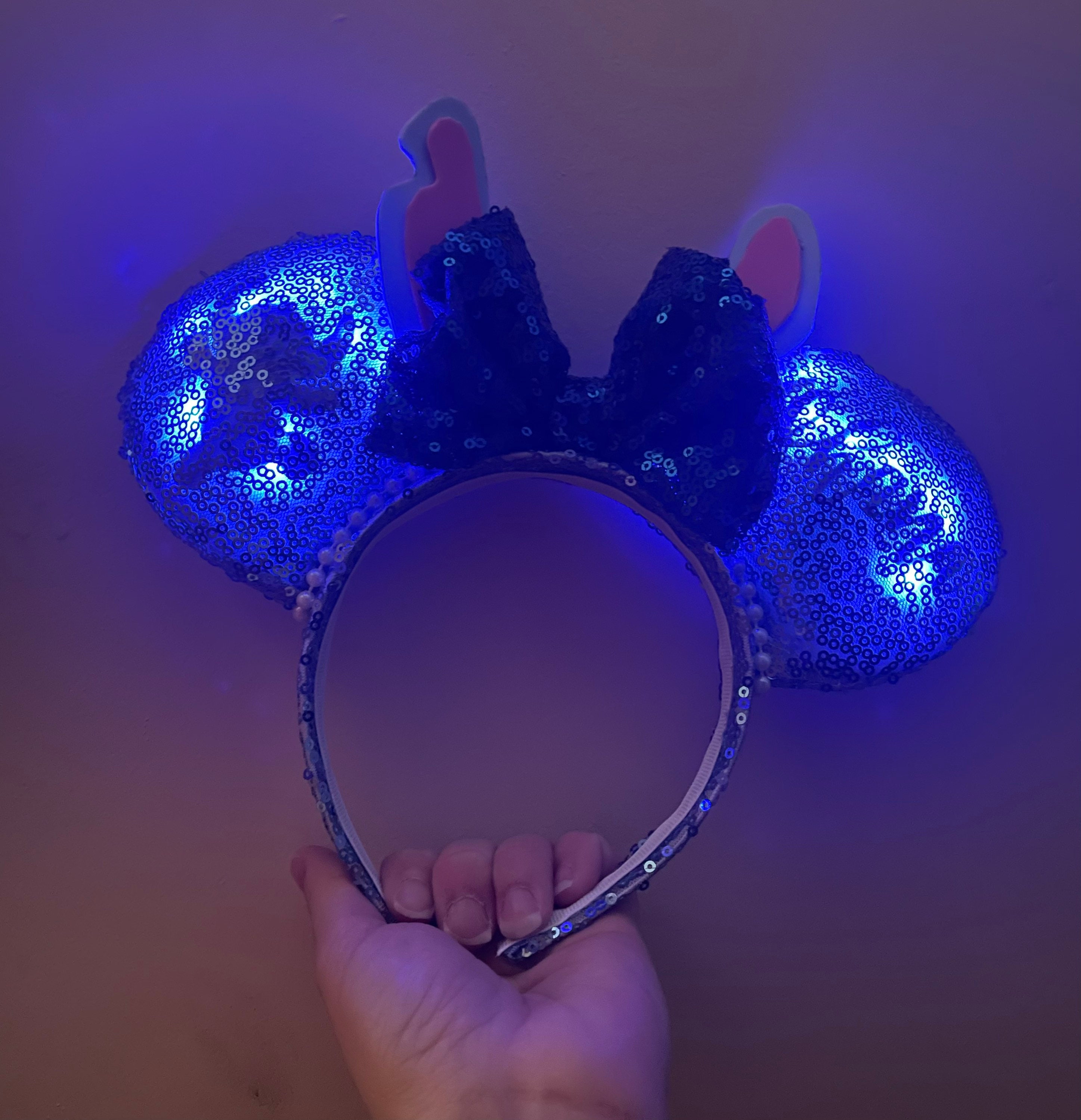 NWT Disney Parks Lilo & Stitch 3D Ears Scrunchie Hair Set Girls