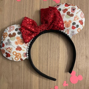 Custom Handmade Disney Inspired Mickey Ears, Snacks Mouse ears, Disney treats mouse ears, Lynnie Loves Designs