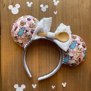 Ratatouille Mouse Ears, Remy mouse ears, Little chef ears, custom handmade Disney inspired Mickey ears, Lynnie Loves Designs