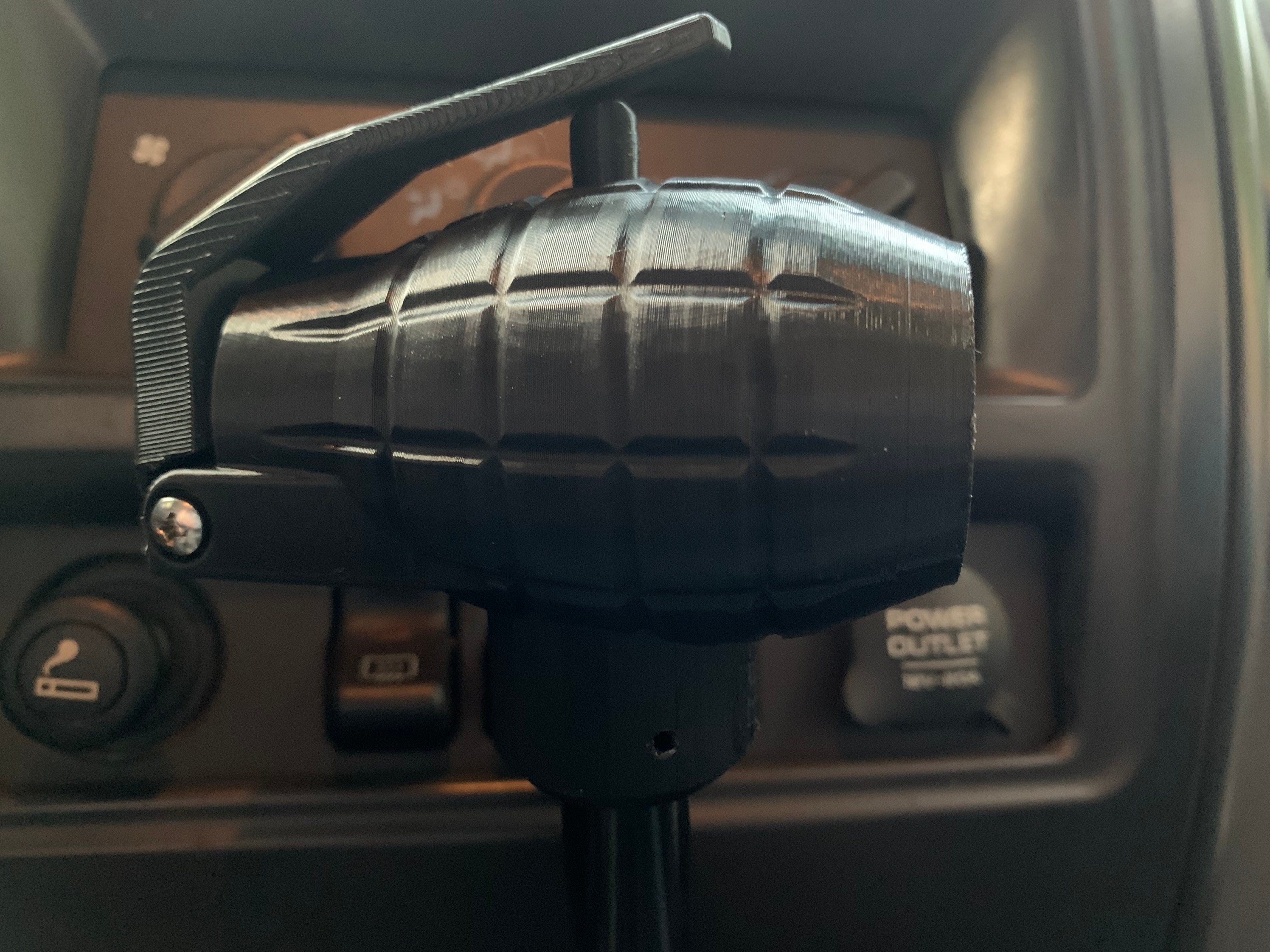 Grenade Gear Shift Knob Automatic 3D Printed Etsy