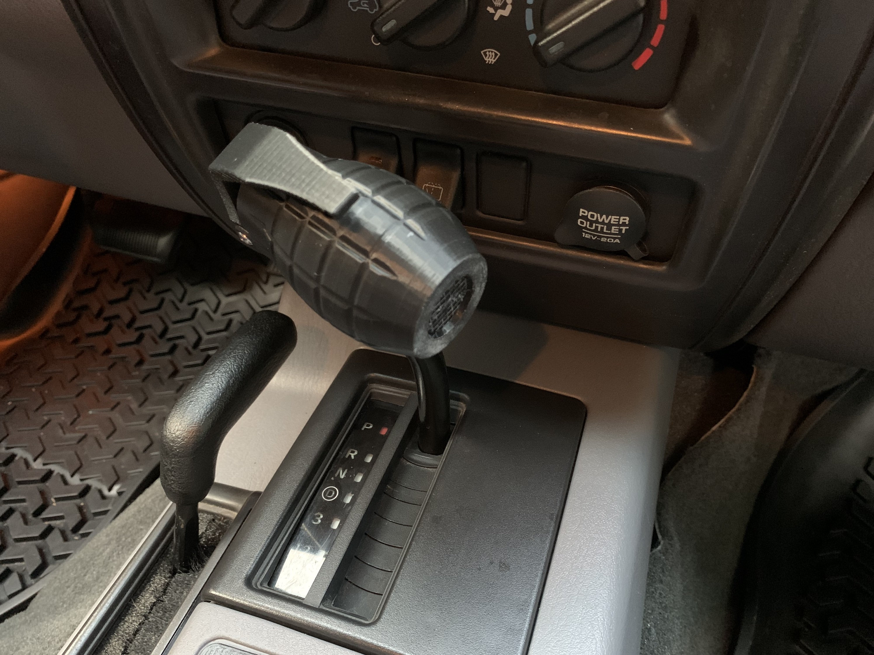 Grenade Gear Shift Knob Automatic 3D Printed Etsy