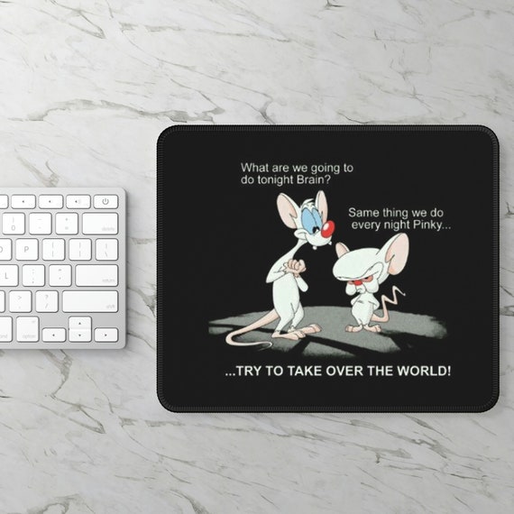 Tappetino Per Mouse Pinky And The Brain – Licenza Ufficiale Warner Bros, 23,6x19,8 Cm