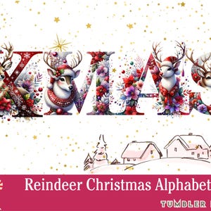 Weihnachten A bis Z Alphabet Rentier Festliche Karten Tumbler Wrap Tassen Weihnachten Ornament Andenken Kommerzielle Nutzung erlaubt PNG, Clipart Downloads