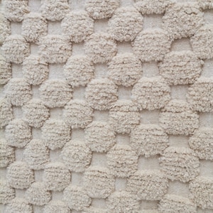 Gorgeous Moroccan checkered rug, handmade checkerboard rug, Beni Ourain rug, wool rug, ivory white rug, Customizable rug.