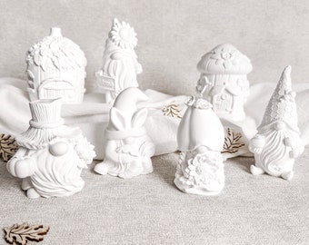 Figurines décoratives de nains individuels ou en set - Wichteldorf | Maison des gnomes | Nains | Gnomes | Décoration pour le printemps et l'été