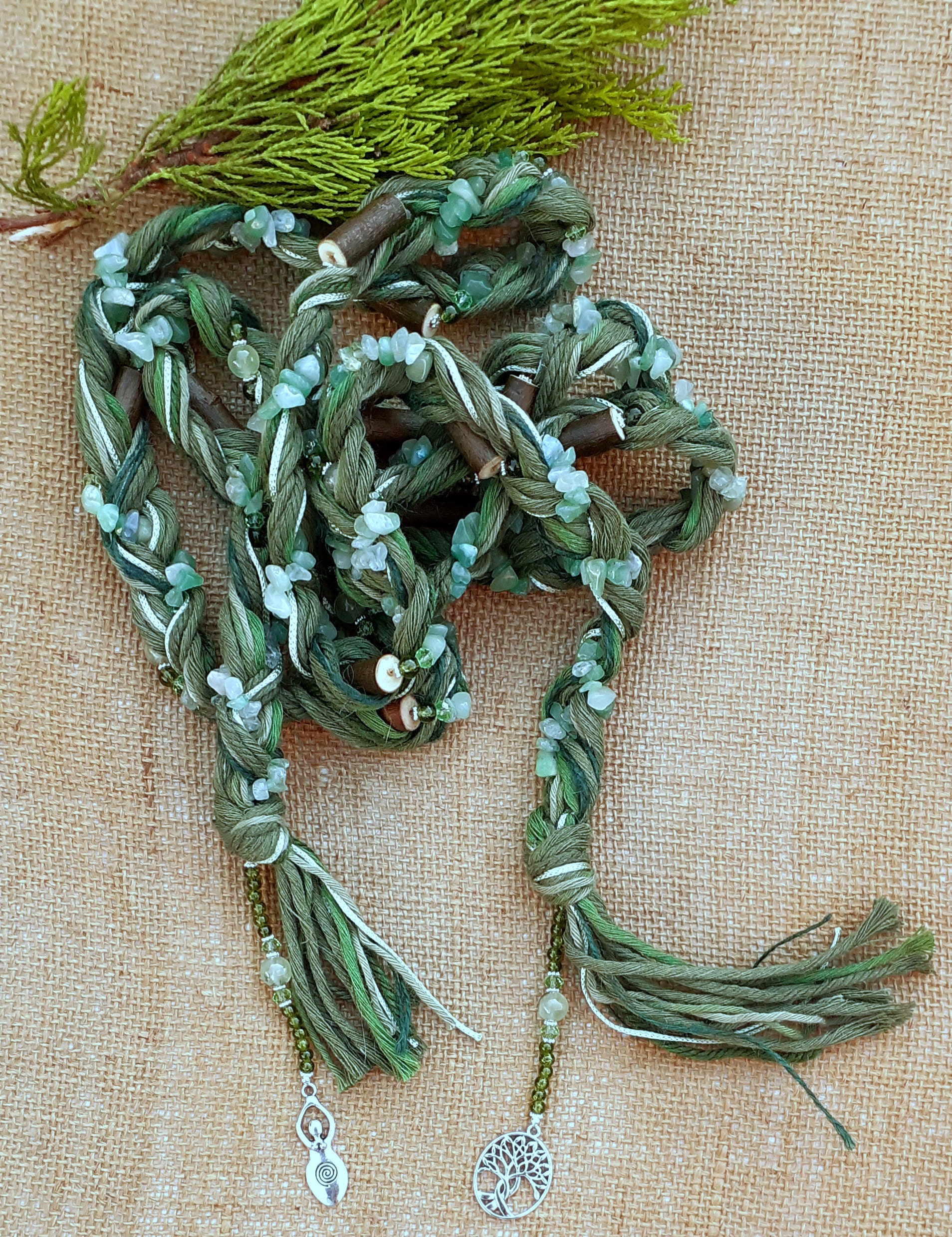Weeping Willow Hand Braided Magical Cord - Etsy UK