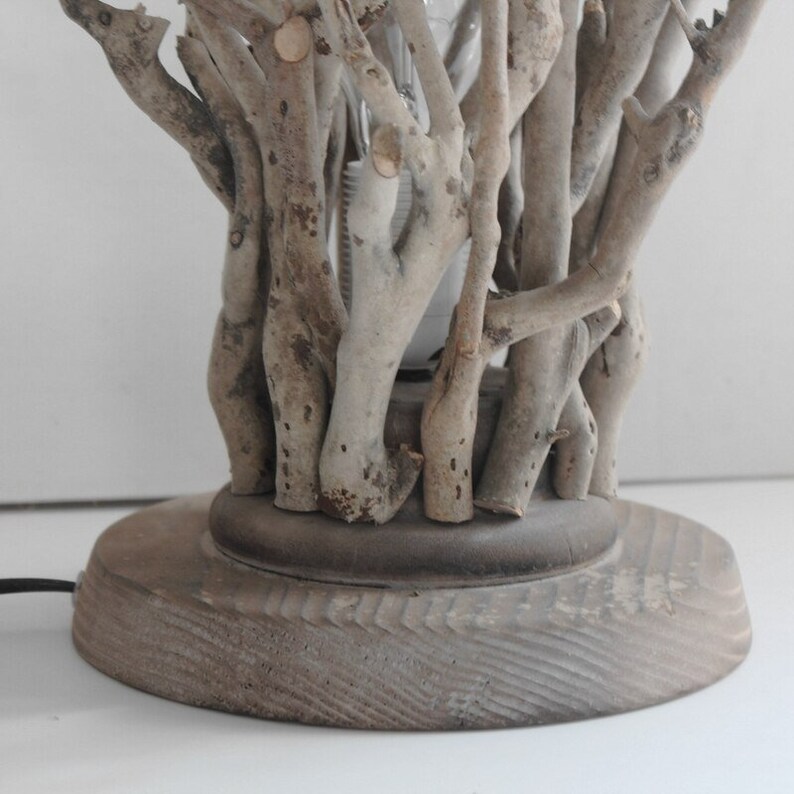 Tree Branch Table Lamp Standing Lamp Wood Art Abstract Etsy