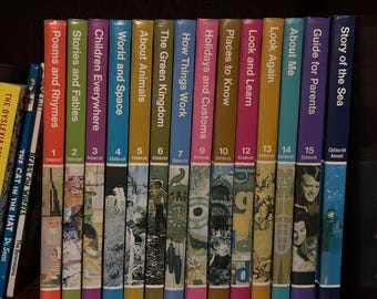 1950年代のヴィンテージ世界百科事典コレクション - Etsy 日本