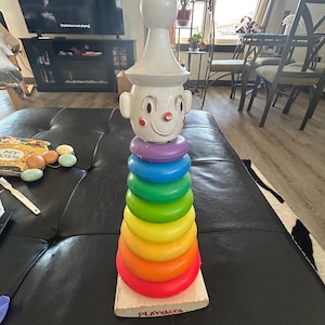 Payaso de juguete apilable Playskool vintage