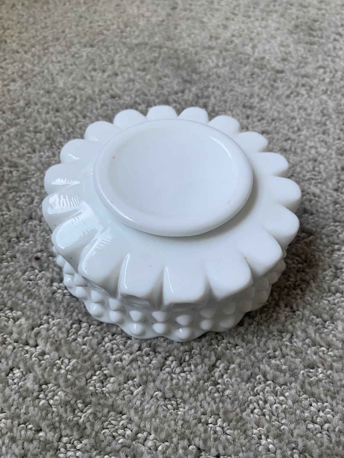 Vintage Milchglas Bonbondeller | Etsy