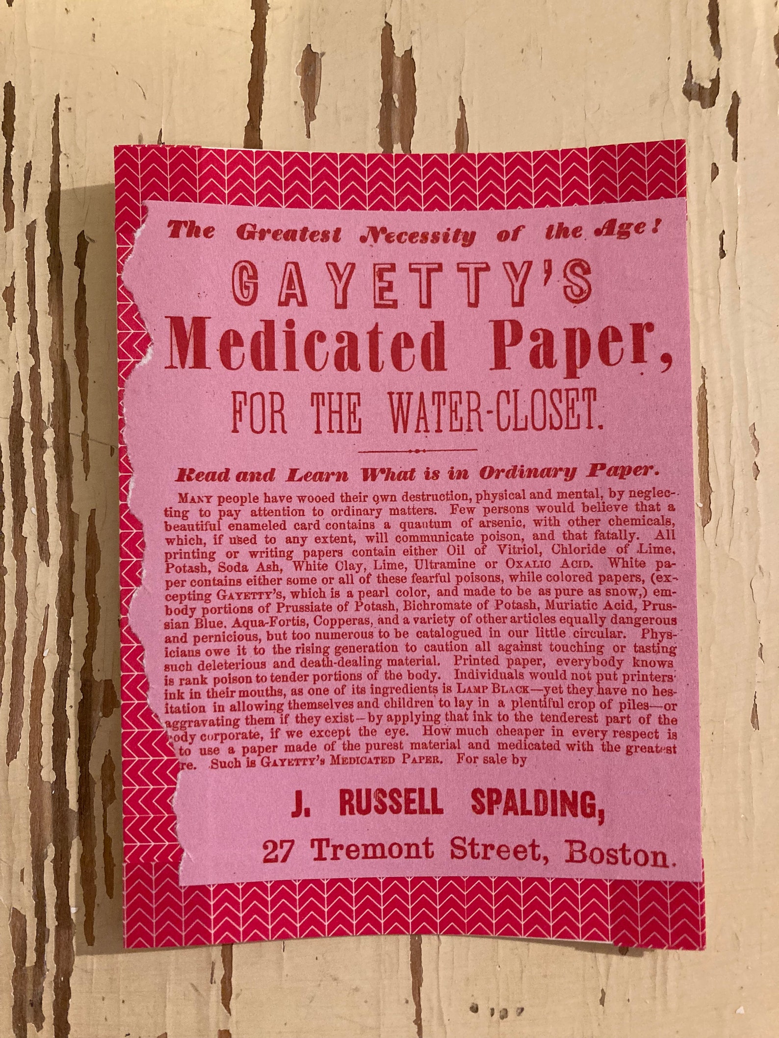 Gayetty's Medicated Paper Collage Card Etsy