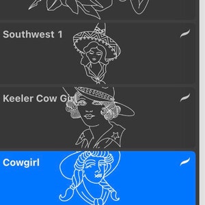 20 Vintage Pinup Girls (Procreate)
